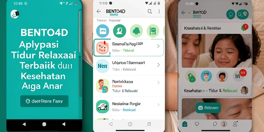 Antarmuka BENTO4D yang tenang dan menarik untuk relaksasi.