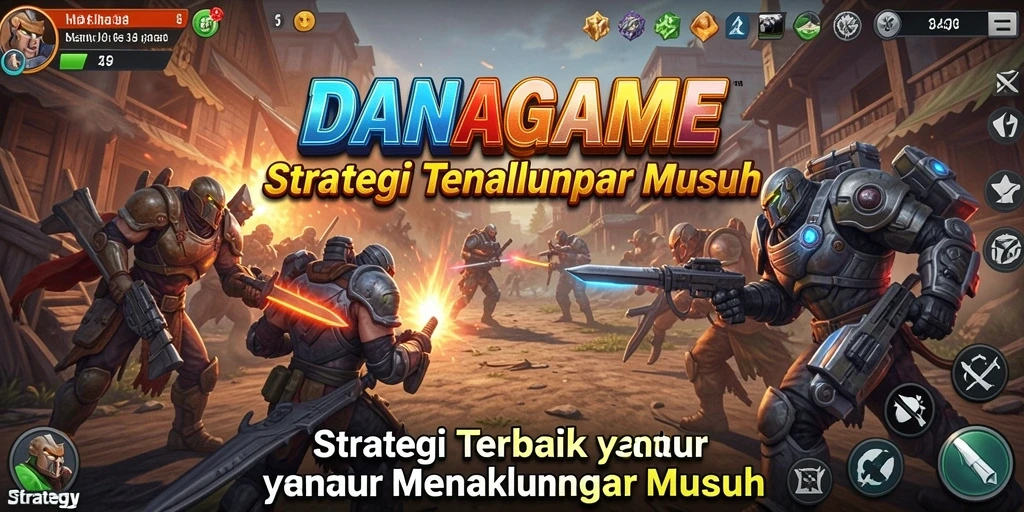 Antarmuka pengguna yang dinamis dan menarik dari DANAGAME.