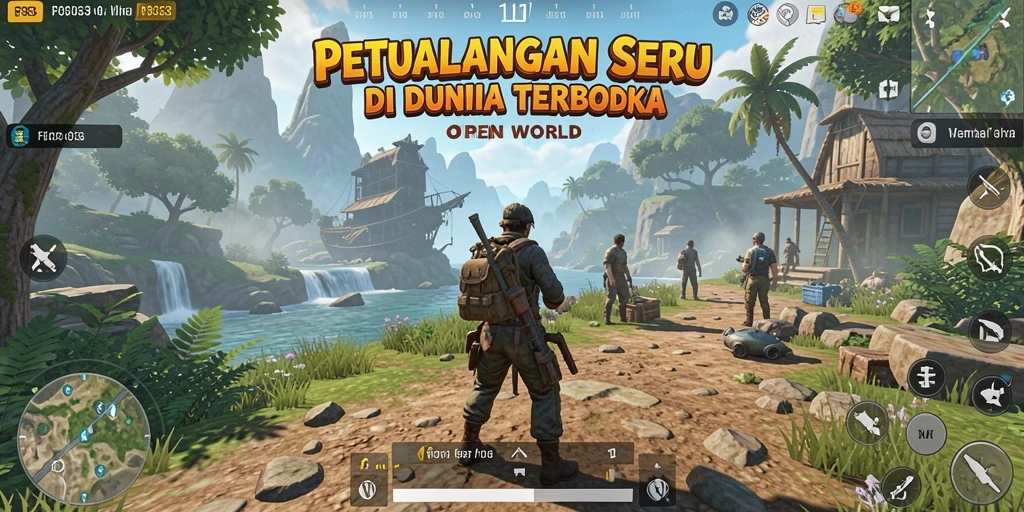 Antarmuka pengguna FB333 yang menarik dalam dunia Open World.