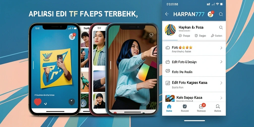 Tampilan antarmuka aplikasi Edit Foto Kertas Kaca yang menarik dan user-friendly.