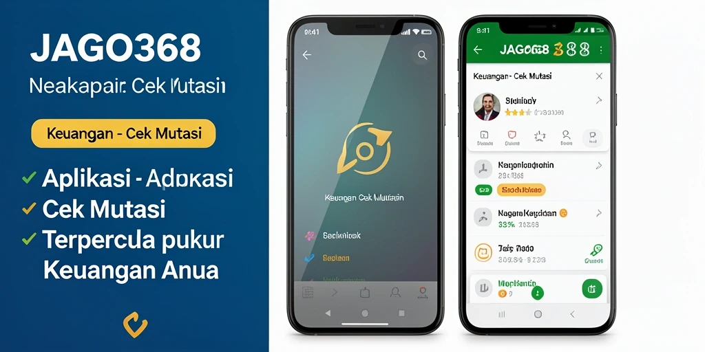 Antarmuka JAGO368 yang menunjukkan fitur Cek Mutasi dengan jelas.